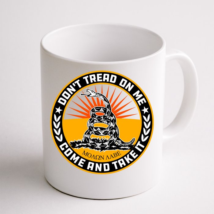 Gadsden Flag Front & Back Coffee Mug