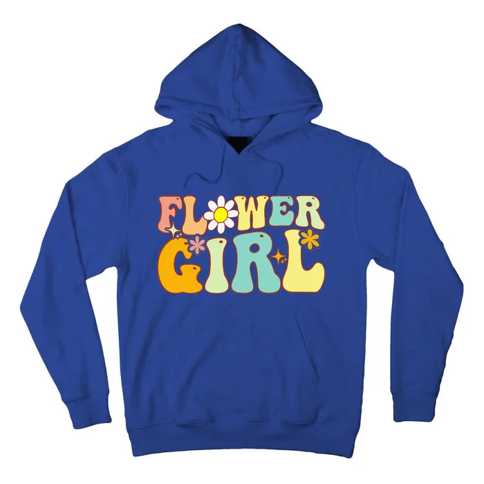 Groovy Flower Girl A Bridesmaid Proposal Flower Girl Tall Hoodie