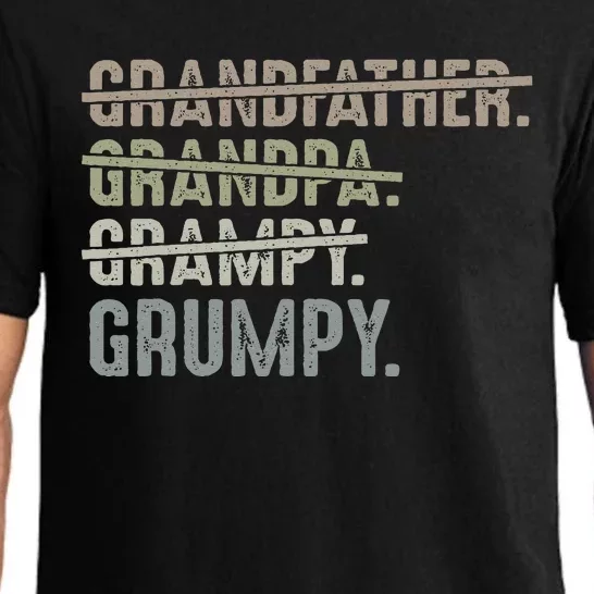 Grumpy For Grandfather Grandpa Grampy Grumpy Pajama Set