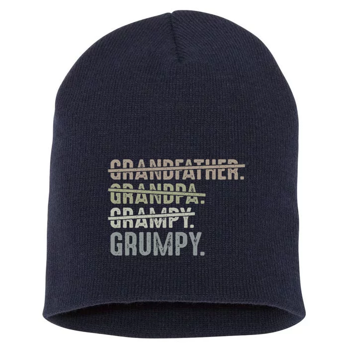 Grumpy For Grandfather Grandpa Grampy Grumpy Short Acrylic Beanie