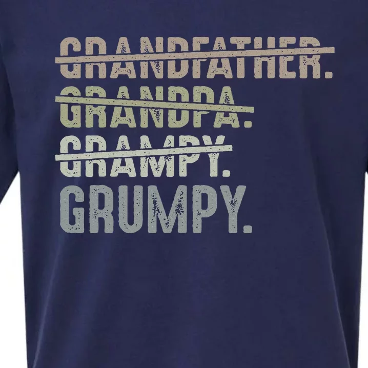 Grumpy For Grandfather Grandpa Grampy Grumpy Sueded Cloud Jersey T-Shirt