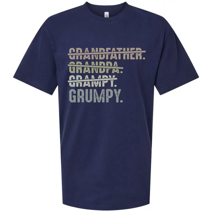 Grumpy For Grandfather Grandpa Grampy Grumpy Sueded Cloud Jersey T-Shirt