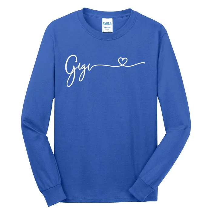 Gigi For Grandma Christmas MotherS Day Birthday Great Gift Tall Long Sleeve T-Shirt