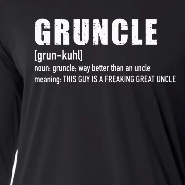 Gruncle for great uncle Cooling Performance Long Sleeve Crew