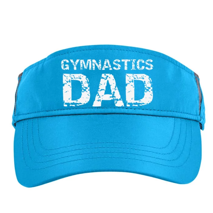 Gymnast Father Gift For Fathers Day Cool Gymnastics Dad Adult Drive Performance Visor