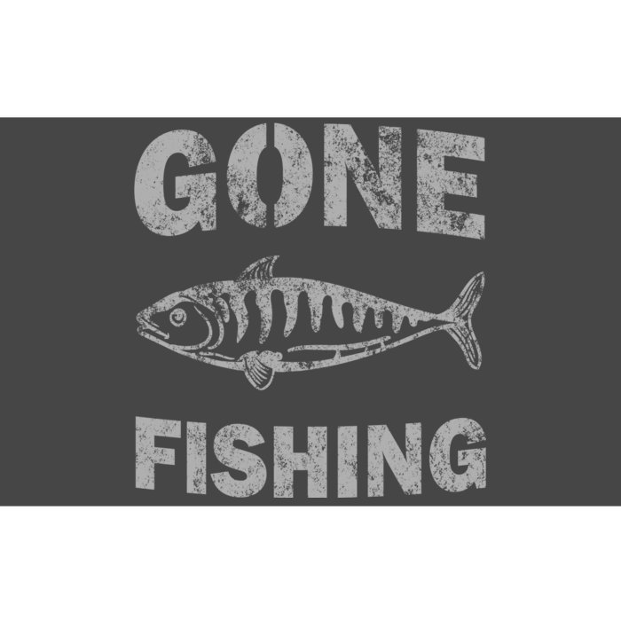 Gone Fishing Bumper Sticker