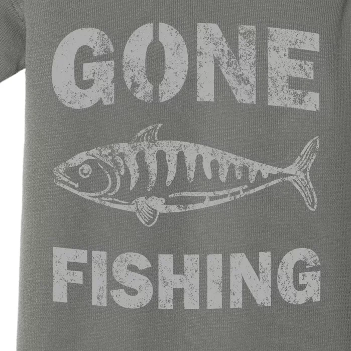 Gone Fishing Baby Bodysuit