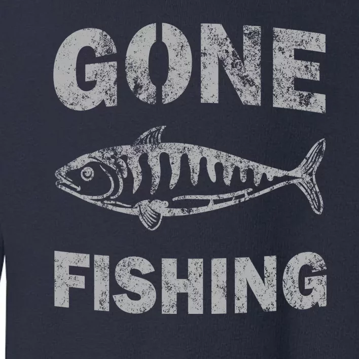 Gone Fishing Toddler Sweatshirt