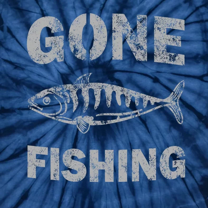 Gone Fishing Tie-Dye T-Shirt