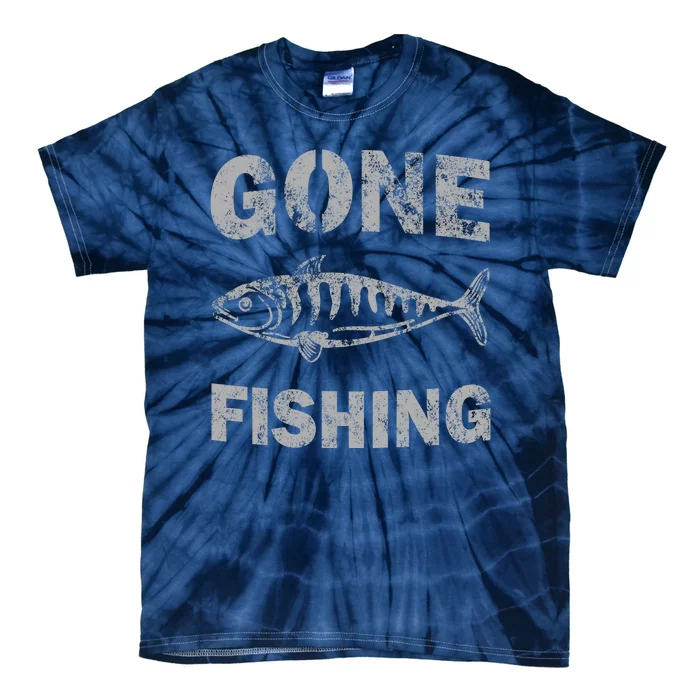 Gone Fishing Tie-Dye T-Shirt