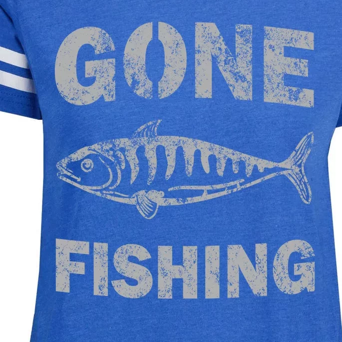 Gone Fishing Enza Ladies Jersey Football T-Shirt