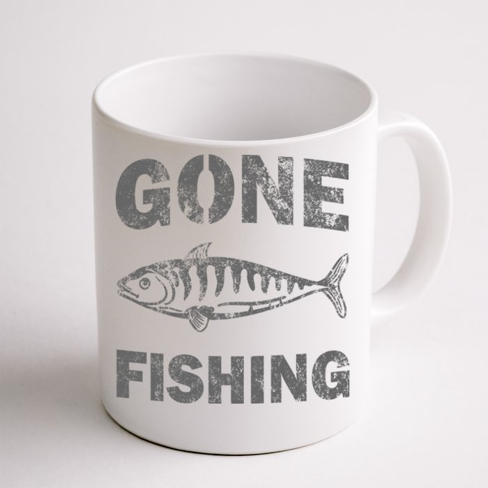 Gone Fishing Front & Back Coffee Mug