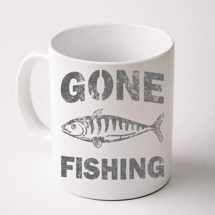 Gone Fishing Front & Back Coffee Mug