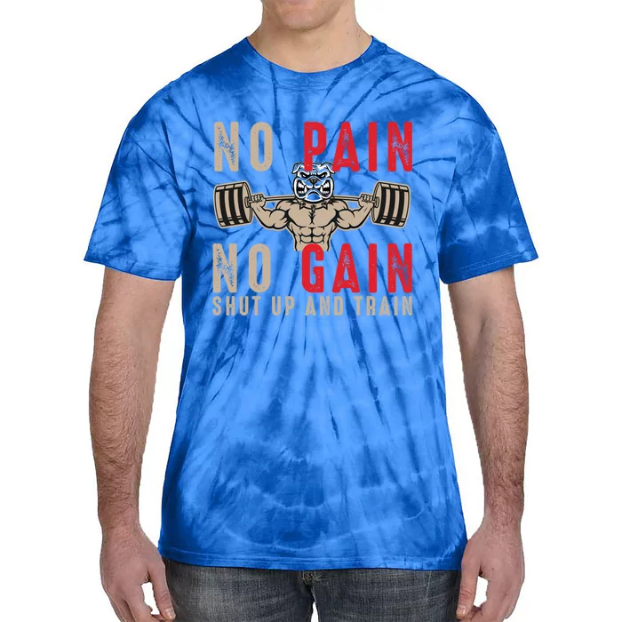 Gym Funny Gift Workout Funny Gift Fitness Funny Gift No Pain No Gain Gift Tie-Dye T-Shirt