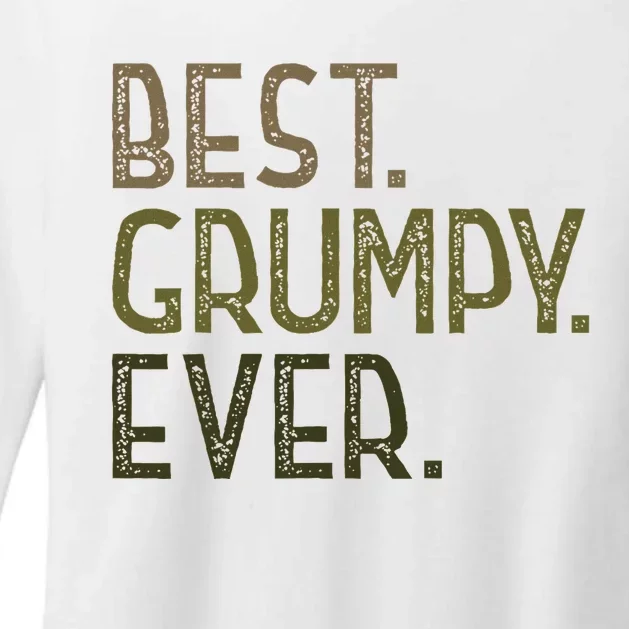 Grumpy From Grandchildrenbest Grumpy Ever Womens CVC Long Sleeve Shirt