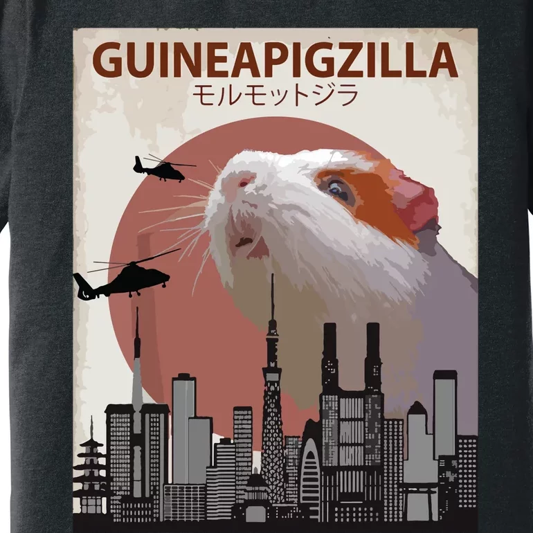 Guineapigzilla Funny Guinea Pig Gift Premium T-Shirt