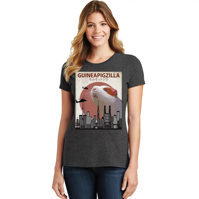 Guineapigzilla Funny Guinea Pig Gift Women's T-Shirt