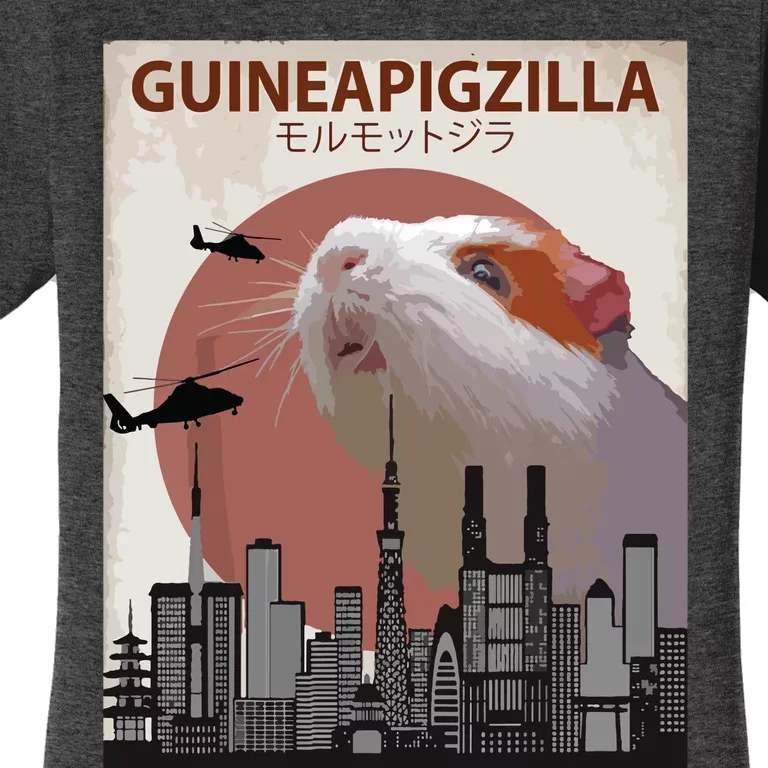 Guineapigzilla Funny Guinea Pig Gift Women's T-Shirt