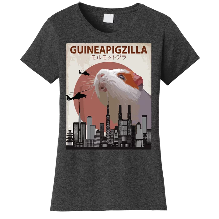 Guineapigzilla Funny Guinea Pig Gift Women's T-Shirt