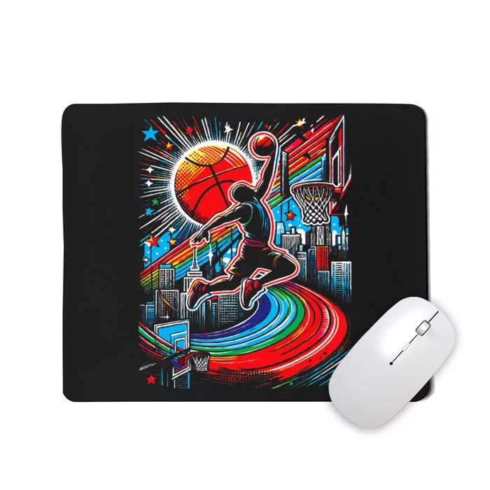 Great Fun Gift Idea For Basketball Fans Mousepad