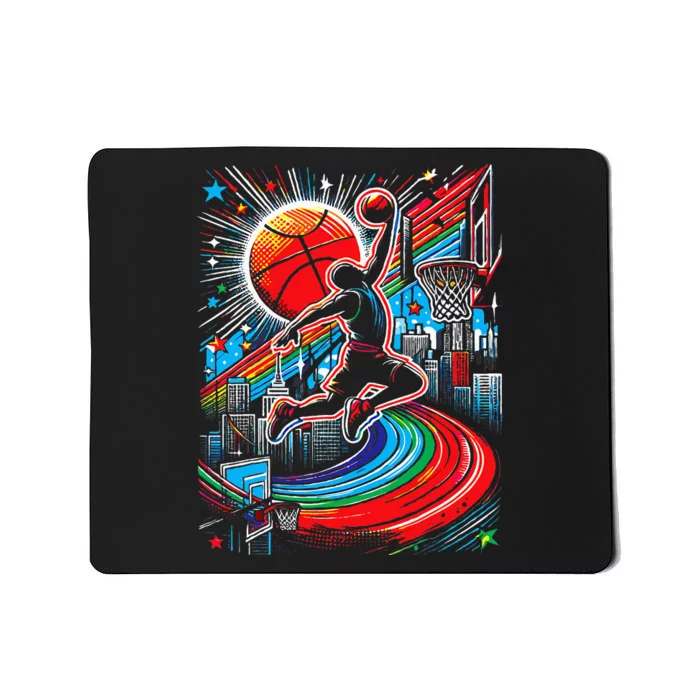 Great Fun Gift Idea For Basketball Fans Mousepad