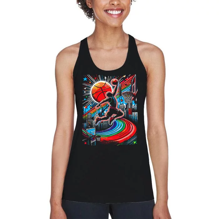 Great Fun Gift Idea For Basketball Fans Women's Racerback Tank