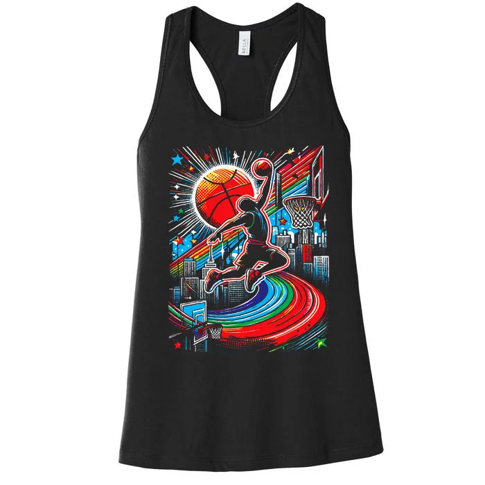 Great Fun Gift Idea For Basketball Fans Women's Racerback Tank