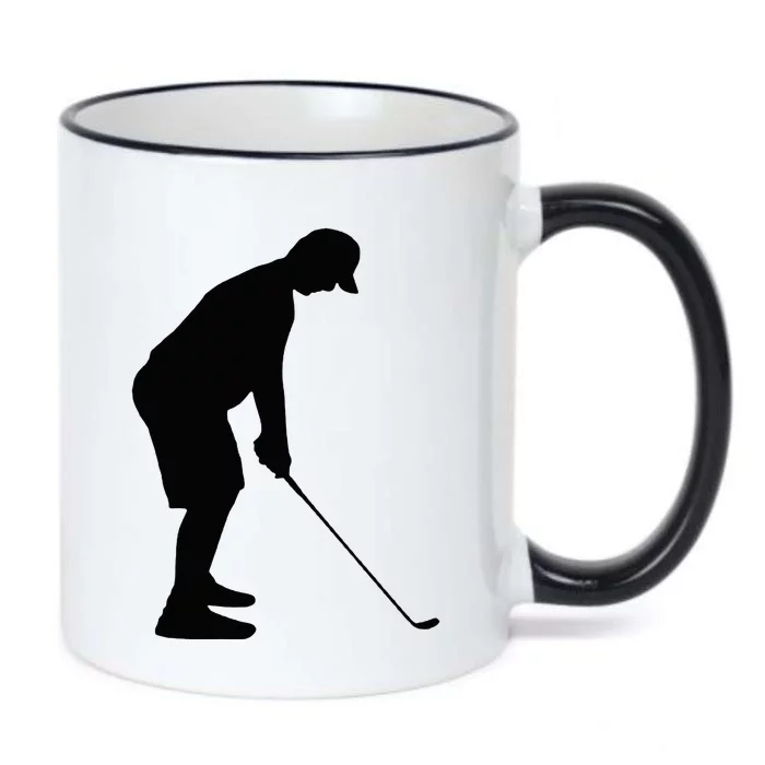 GolfAHolic Funny Golf Golf Lover Outfit Gifts Black Color Changing Mug