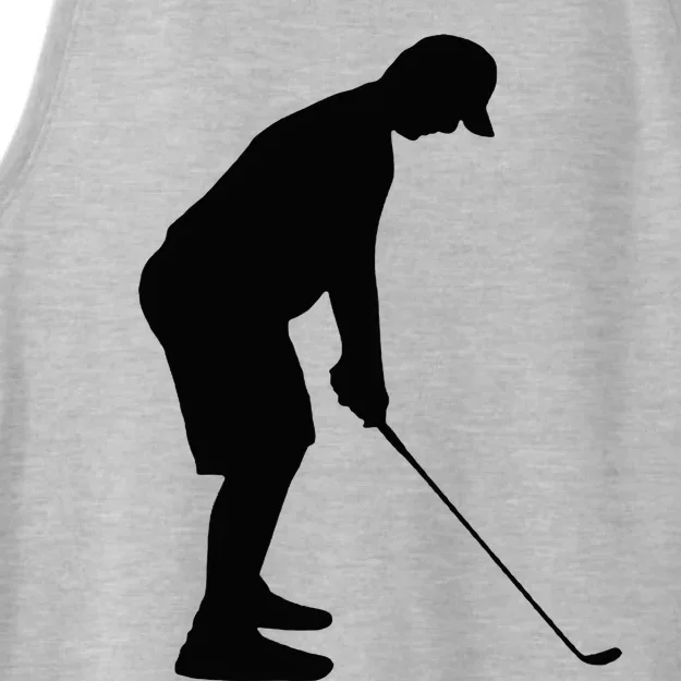 GolfAHolic Funny Golf Golf Lover Outfit Gifts Ladies Tri-Blend Wicking Tank