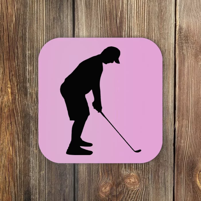 GolfAHolic Funny Golf Golf Lover Outfit Gifts Coaster