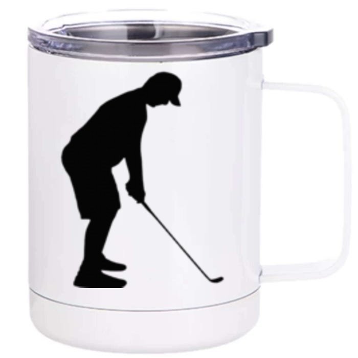 GolfAHolic Funny Golf Golf Lover Outfit Gifts Front & Back 12oz Stainless Steel Tumbler Cup