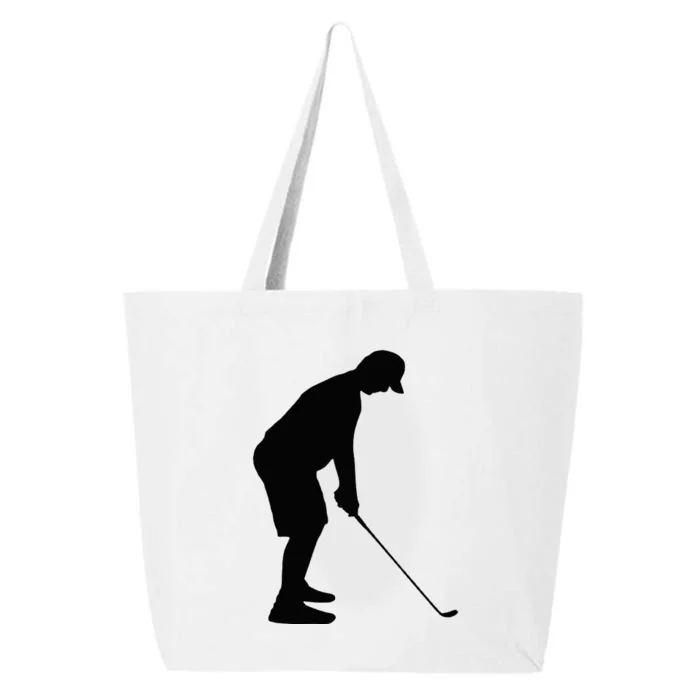 GolfAHolic Funny Golf Golf Lover Outfit Gifts 25L Jumbo Tote