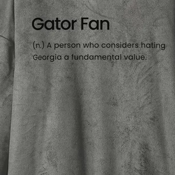 Gator Fan Hooded Wearable Blanket