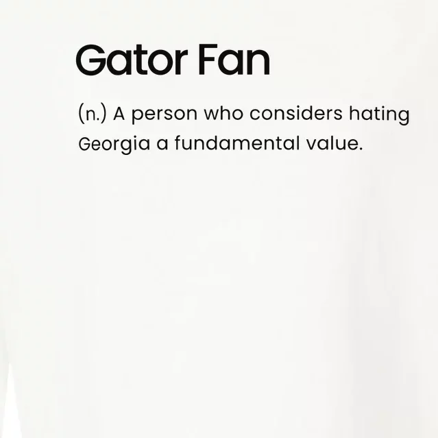 Gator Fan Cropped Pullover Crew