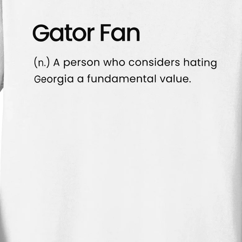 Gator Fan Kids Long Sleeve Shirt