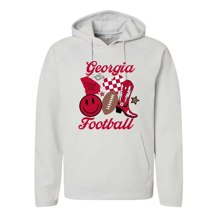 G.E.O.R.G.I.A Football Game Day Performance Fleece Hoodie