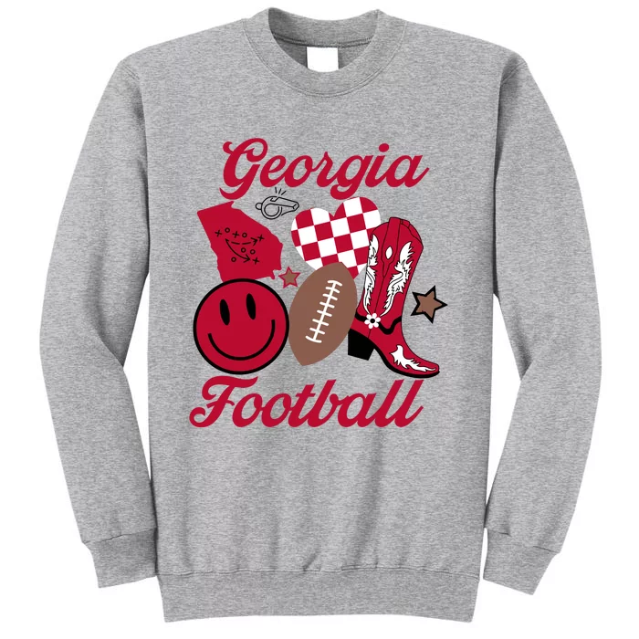 G.E.O.R.G.I.A Football Game Day Tall Sweatshirt