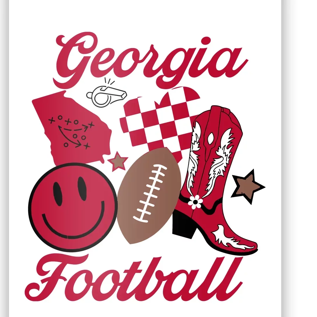 G.E.O.R.G.I.A Football Game Day Poster