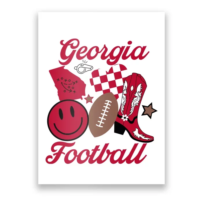 G.E.O.R.G.I.A Football Game Day Poster