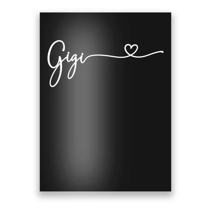 Gigi For Grandma Women Christmas Mother's Day Birthday Gift Poster