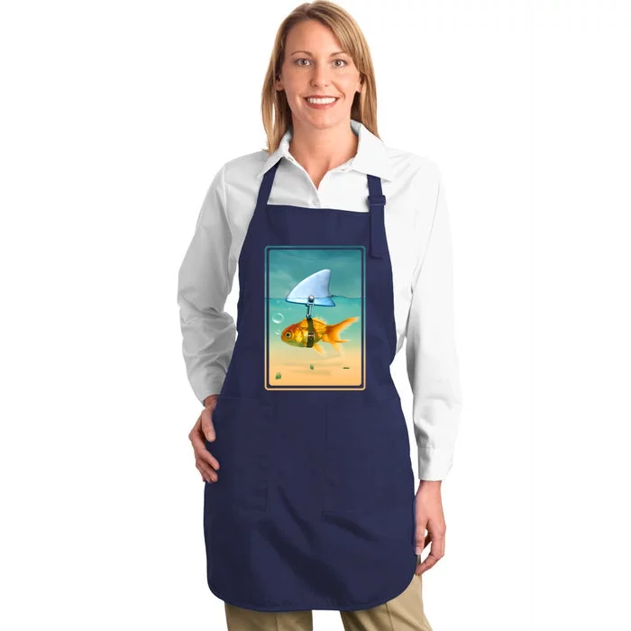 Gold Fish Full-Length Apron With Pocket