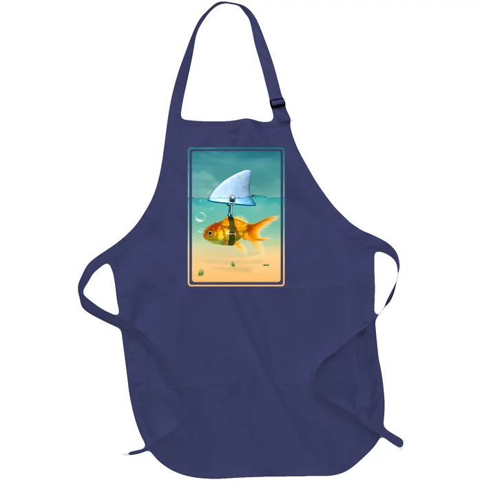 Gold Fish Full-Length Apron With Pocket