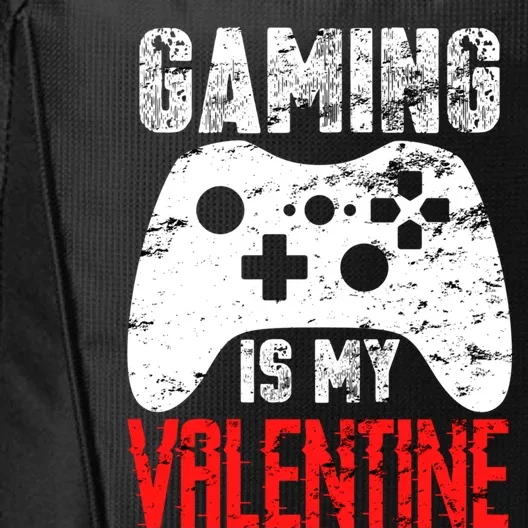 Gaming Funny Gift Video Games Valentines Day Funny Gamer Gift City Backpack