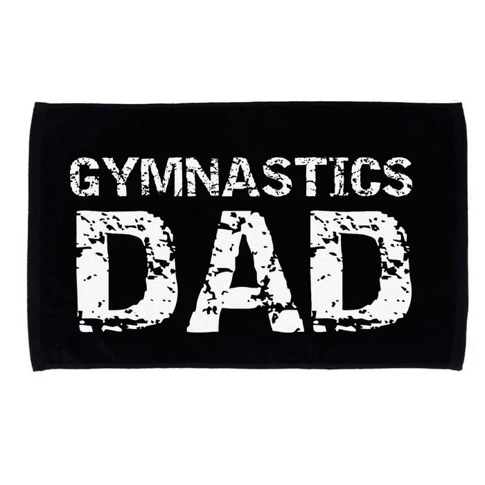 Gymnast Father Gift For Fathers Day Cool Gymnastics Dad Microfiber Hand Towel