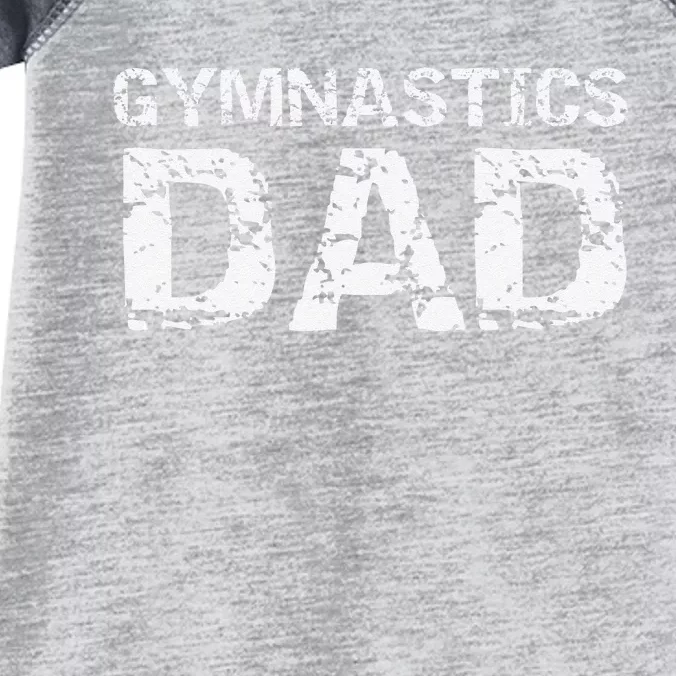 Gymnast Father Gift For Fathers Day Cool Gymnastics Dad Infant Baby Jersey Bodysuit