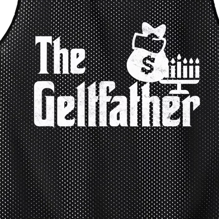 Gelt Father Hanukkah Dreidel Game Jewish Dad Mesh Reversible Basketball Jersey Tank