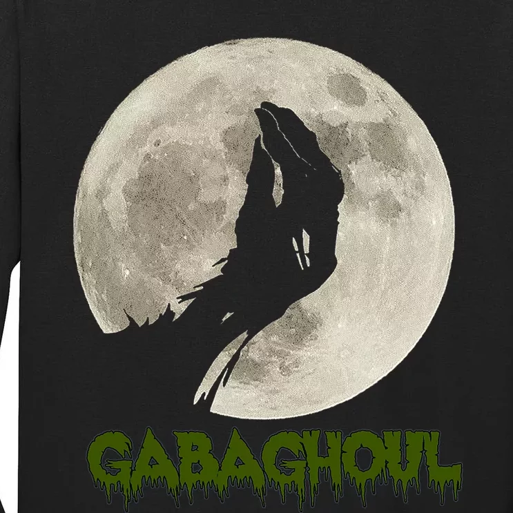 Gabaghoul Funny Hand Moon Halloween Tall Long Sleeve T-Shirt