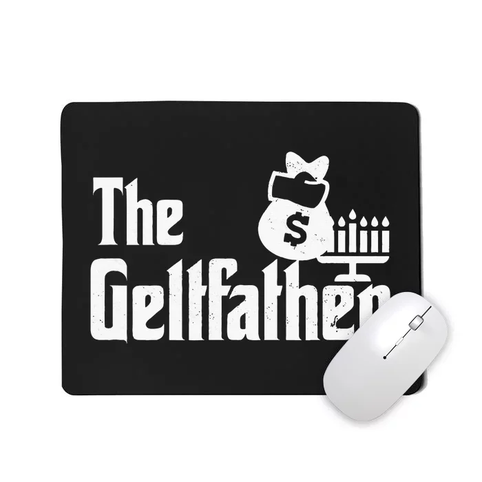 Gelt Father Hanukkah Dreidel Game Jewish Dad Menorah Latkes Mousepad