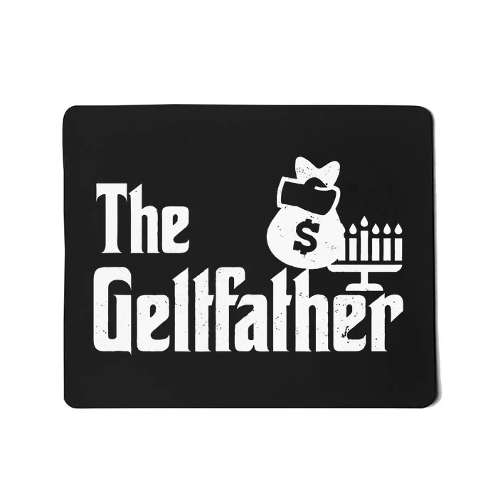 Gelt Father Hanukkah Dreidel Game Jewish Dad Menorah Latkes Mousepad