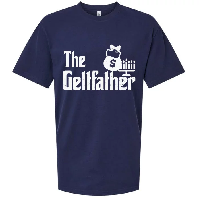 Gelt Father Hanukkah Dreidel Game Jewish Dad Menorah Latkes Sueded Cloud Jersey T-Shirt